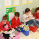 Dobbs Ferry children joined in a read-a-thon to raise money to help children around the world get a better education.