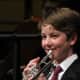 Wilton High School freshman Elliot Connors performs in the All-State Jazz Ensemble last week.