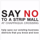 One of two posters being supplied to Chappaqua-Millwood merchants. 