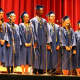 The Class of 2016 Choral Student Choir sang the National Anthem to open the commencement exercises.