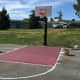 The Ossining Upper Elementary School PTA worked with parent volunteers and principal Kate Mathews to paint games and a basketball court at Claremont School. 