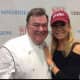 Chef Peter X. Kelly with Kathie Lee Gifford at the Westchester Food + Wine Festival.