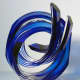 Swirling art glass by Will Grant will be available at the Rhinebeck Arts Festival in June.