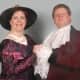 Wendy Falconer of Stamford plays the aristocratic Lady Sangazure, opposite Sir Marmaduke Poindextre (Frank Sisson of Westport) in the Troupers Light Opera production of Gilbert and Sullivan’s "The Sorcerer" at the Norwalk Concert Hall.