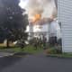 Danbury firefighters battled a four-unit condo blaze.