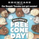 Ben & Jerry's sponsors Free Cone Day on Tuesday, April 4.