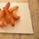 Dave Popple's French fries atop a board from the Royal Copenhagen collection.
