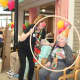 Guests and employees at Waveny LifeCare Network's Adult Day Program enjoyed the circus atmosphere.
