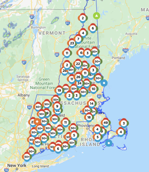 Eversource Ct Power Outage Map - New York Map Poster