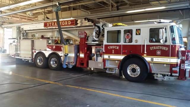 Truck 1 from the Stratford Fire Department