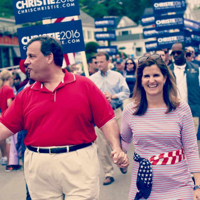NJ Gov. Chris Christie and his wife, Mary Pat.