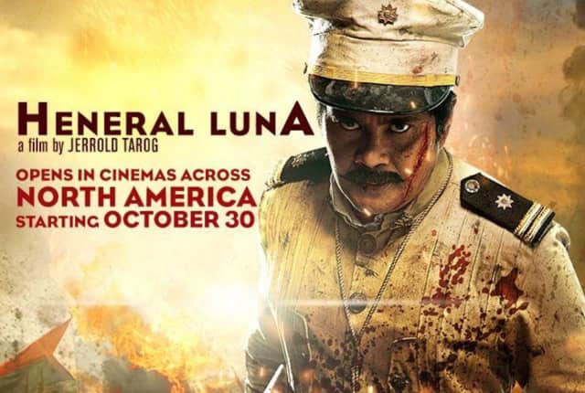 "Heneral Luna" will debut at Bowtie Cinemas in Bergenfield on Fri. Oct. 30. 