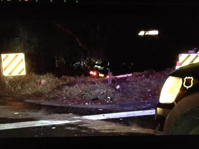 A Montrose man died in a one-car accident in Croton overnight.