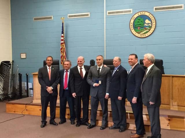 The East Fishkill Police Department recently promoted Officer Derrick Cuccia to sergeant to fill a vacancy left by a retirement.