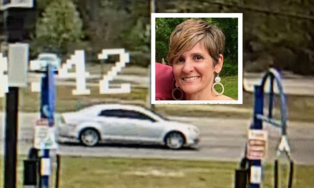 Julie Eberly was shot and killed by the driver of this Chevy Malibu on I-95 in North Carolina, authorities say.