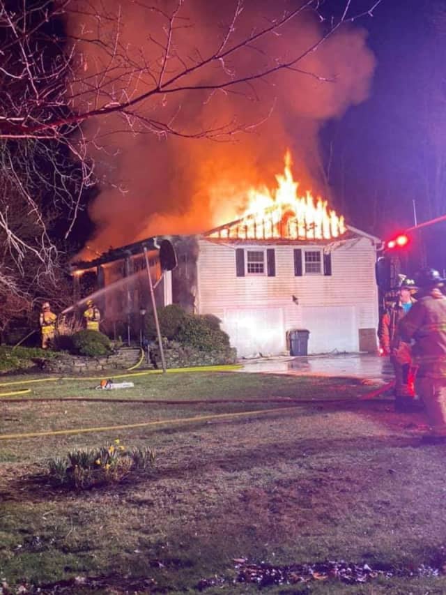 An Orange County home received extensive damage following a fire.