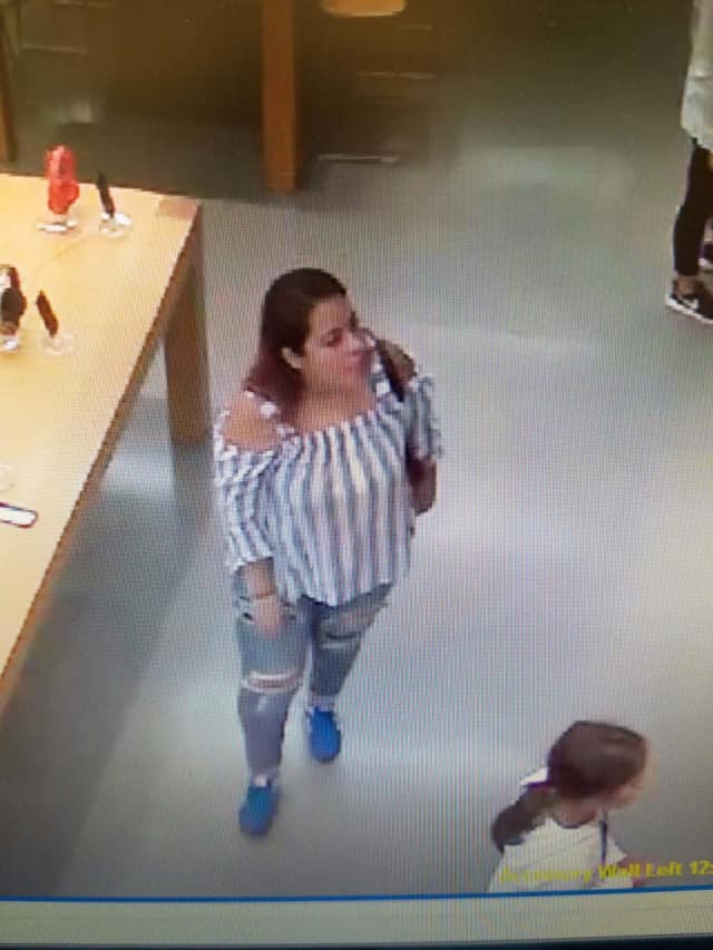 Police are seeking this woman in connection with a purse theft at T.J. Maxx in Shelton.