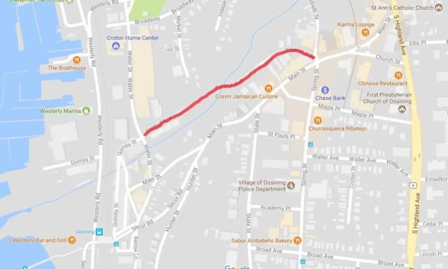 The entirety of Central Avenue will be closed in Ossining for several days.