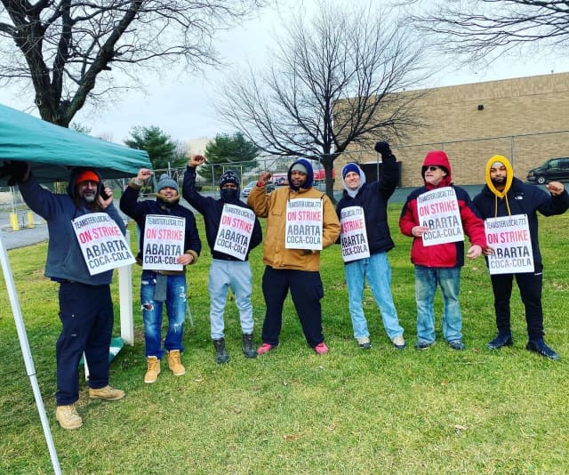 Teamsters Local 773 on strike Tuesday.