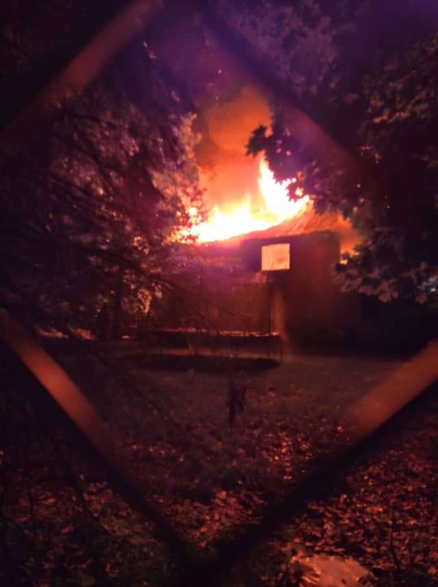 The house fire.
