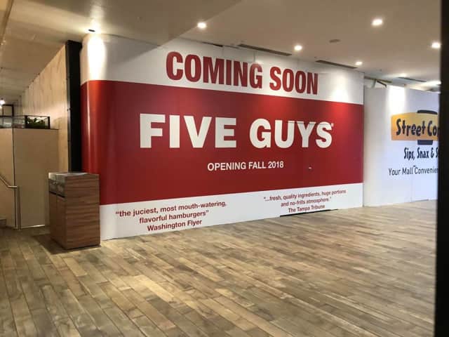 Five Guys To Open At Garden State Plaza Food Court Paramus Daily