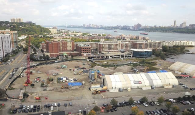 The Quanta Resources site along the Hudson River in Edgewater.