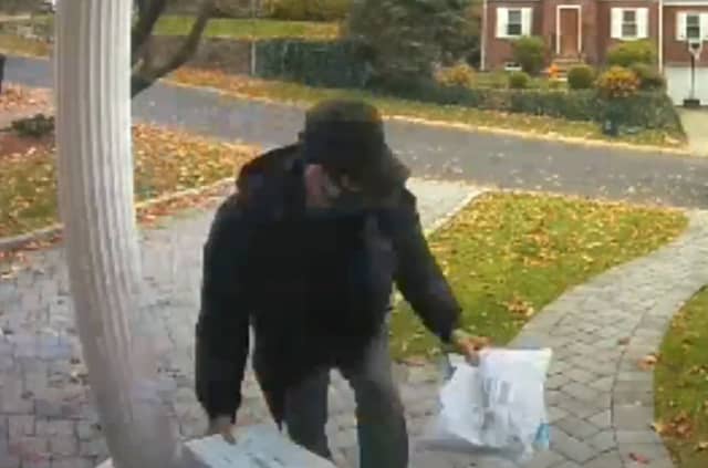 The thief struck in the 100 block of Reldyes Avenue shortly before 1:30 p.m. Tuesday, then took off in a silver SUV believed to be a Genesis GV80, Leonia Police Chief Scott Tamagny said.