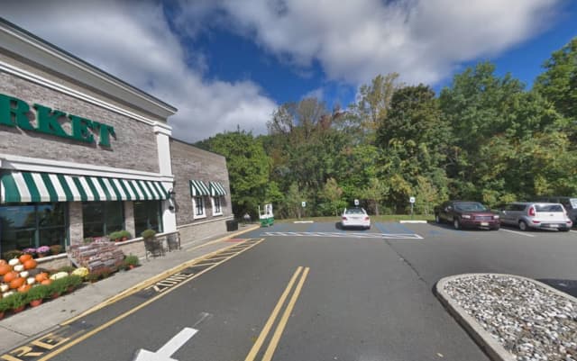 The driver hit the gas instead of the brake in the set of handicapped spaces in the Fresh Market parking lot in Montvale, responders said.