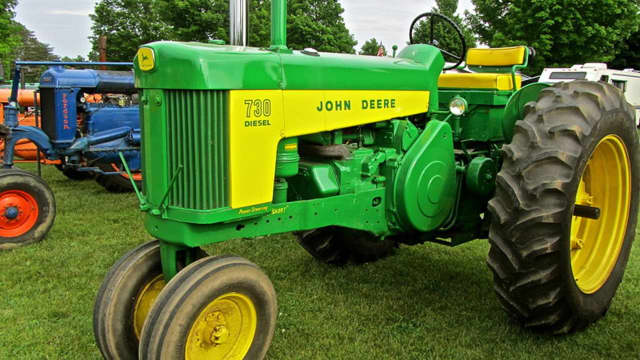 John Deere farm tractor