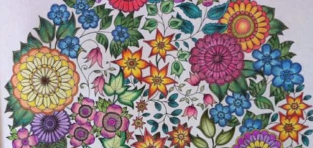 Take part in the hot new trend of adult coloring in Norwood.