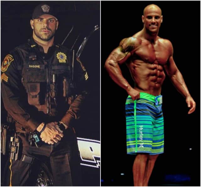Gianluca Ragone of Wyckoff is a sergeant in the Haworth Police Department. When he's not fighting crime, he's building his body at Mahwah's Powerhouse Gym.