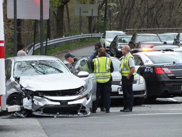 Paramus Police Officer OK Driver Hospitalized In MultiVehicle Crash