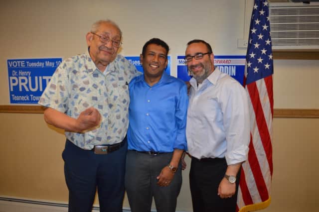 Henry Pruitt, Mohammed Hameedubbin and Mark Schwartz were re-elected to the Teaneck Township Council.