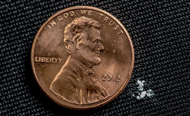 That much fentanyl can be fatal, the DEA says.