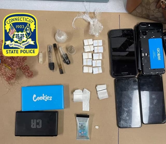 Connecticut State Police seized fentanyl and drug paraphernalia from a hotel room in Griswold.