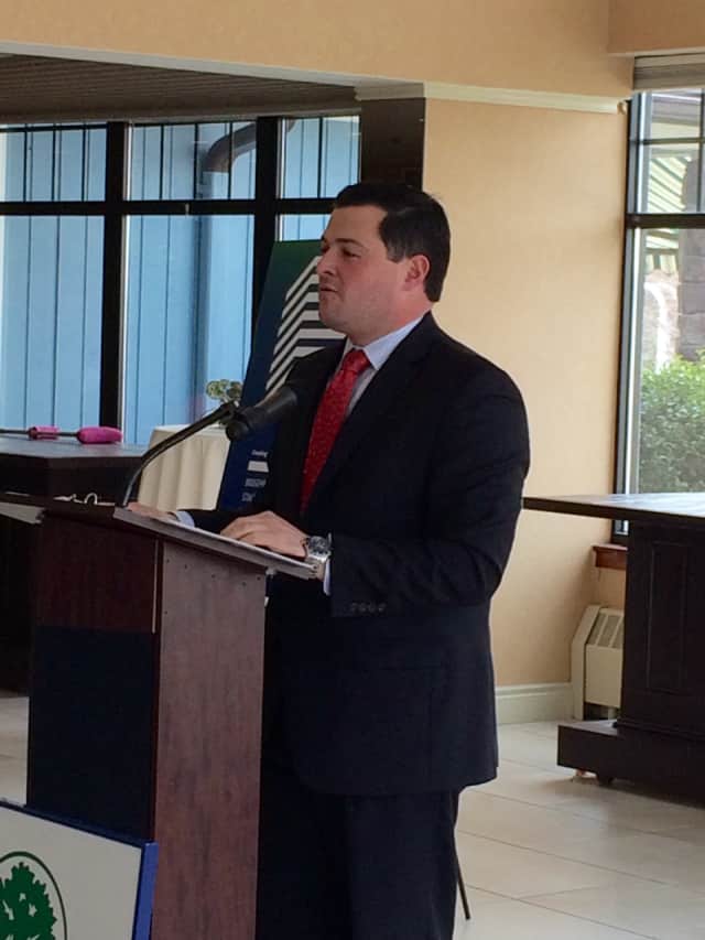 First Selectman Tim Herbst delivered the news of the pending acquisitions.