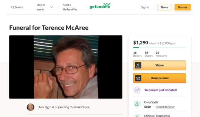 A fundraiser has been created to help support the family of Terence McAree, who was killed in a hit-and-run crash on the Long Island Expressway.