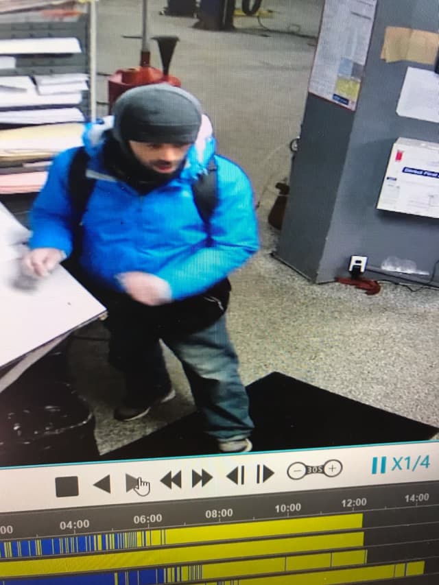Know him? Nassau County Police are asking for the public's help identifying the man pictured in connection with a burglary.