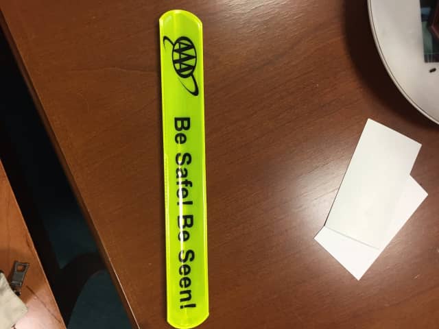 Road safety reflectors are being handed out in Greenburgh.