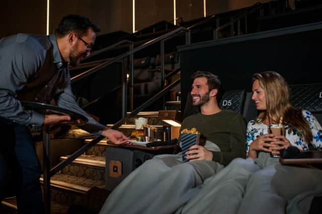 CMX Cinemas offer dine-in service.