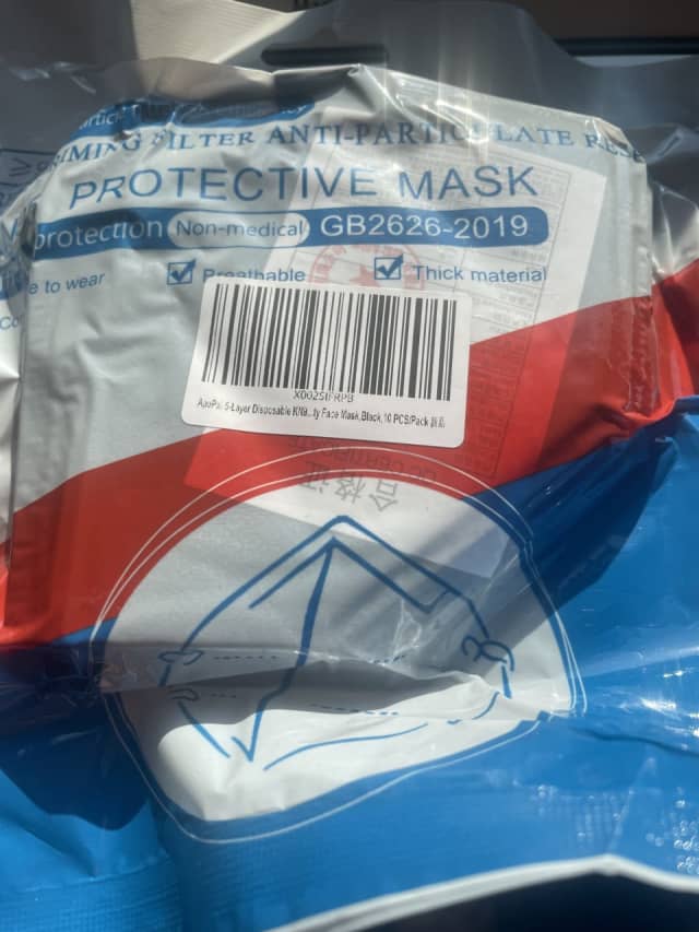 Packaging for KN95 masks