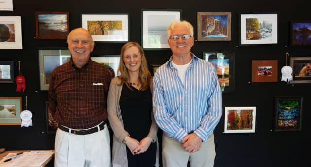 The NSOLF held a reception for the artists featured in their photo exhibition at the Ruth Keeler Memorial Library.