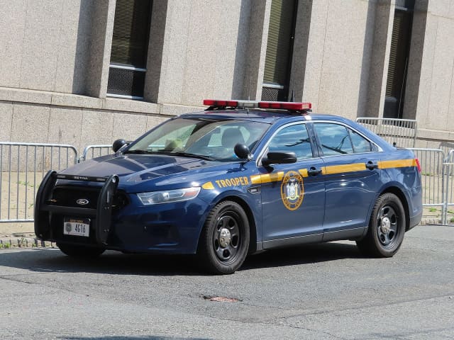 New York State Police troopers busted a wrong-way driver.
