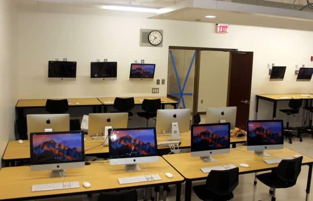 Ossining High School finished four art classrooms over the summer