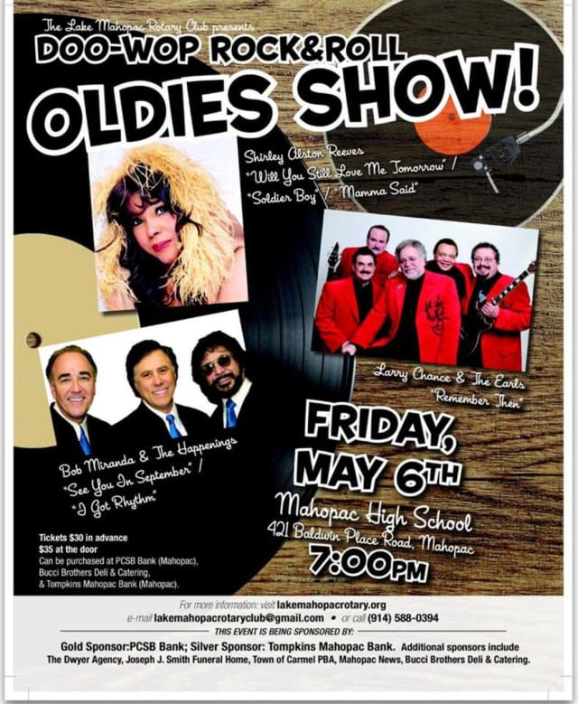 Lake Mahopac Rotary Club Plans Annual Rock Doo Wop Oldies Show Putnam Daily Voice - wop by bank roblox