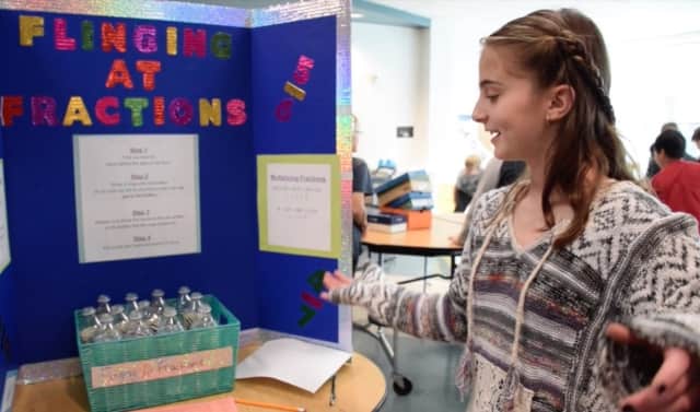 Sixth-graders at Pierre Van Cortlandt Middle School in Croton-on-Hudson hosted an interactive fraction fair to showcase their newly acquired knowledge of fractions.