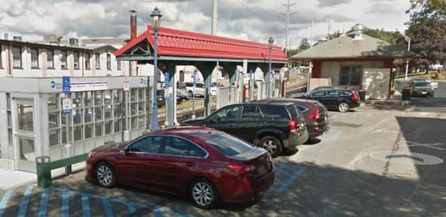 A woman was injured Saturday after she was hit by a commuter train near the Pearl River station.