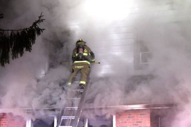 The Walnut Street fire in Rutherford broke out around 4 a.m.