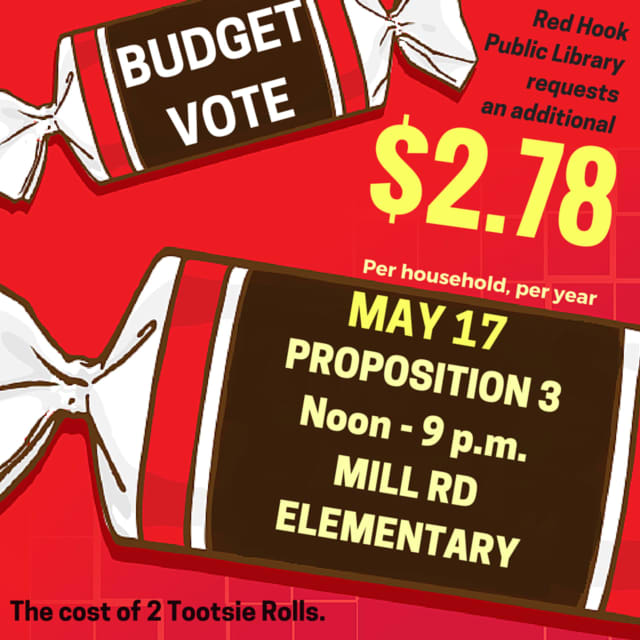 The Red Hook School District budget vote takes place Tuesday.