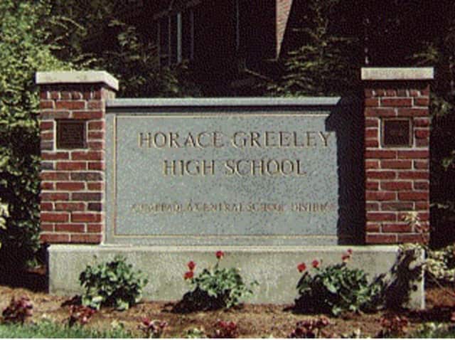 The chair of Horace Greeley High School's Guidance Department says she was removed from her position after she was accused of urging students to openly criticize the school district.